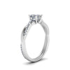 Load image into Gallery viewer, princess-cut-infinity-twist-diamond-engagement-ring-in-white-gold-FD8253PRRHAND-NL-WG
