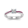 Thumbnail 37 - princess-cut-infinity-twist-diamond-engagement-ring-with-pink-sapphire-in-14K-white-gold-FD8253PRRGSADRPI-NL-WG