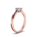 Thumbnail 19 - princess-cut-infinity-twist-diamond-engagement-ring-with-ruby-in-14K-rose-gold-FD8253PRRGRUDR-NL-RG
