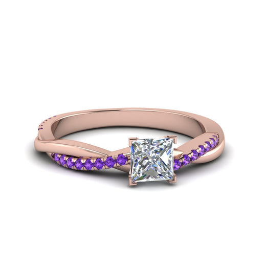princess-cut-infinity-twist-diamond-engagement-ring-with-violac-topaz-in-14K-rose-gold-FD8253PRRGVITO-NL-RG