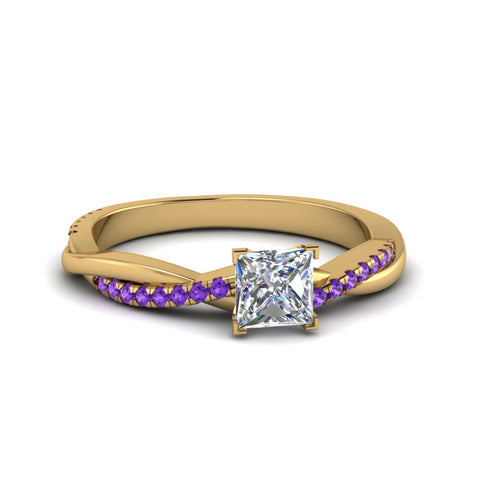 princess-cut-infinity-twist-diamond-engagement-ring-with-violac-topaz-in-14K-yellow-gold-FD8253PRRGVITO-NL-YG