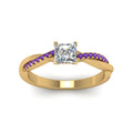 Thumbnail 83 - princess-cut-infinity-twist-diamond-engagement-ring-with-violac-topaz-in-14K-yellow-gold-FD8253PRRGVITO-NL-YG
