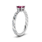 Load image into Gallery viewer, princess-cut-intertwined-pink-sapphire-engagement-ring-in-white-gold-FD9127PRRGPS-NL-WG-GS.jpg

