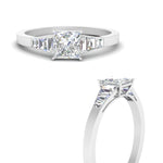Load image into Gallery viewer, princess-cut-lab-grown-diamond-engagement-ring-in-FD10590PRRANGLE3-NL-WG