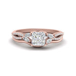 Load image into Gallery viewer, princess-cut-lab-grown-diamond-split-twisted-wedding-set-set-in-rose-gold-FDENR3211PR-NL-RG