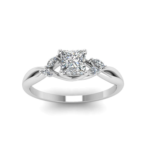 princess-cut-marquise-leaf-engagement-ring-with-in-platinum-FD8300PRR