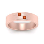 Load image into Gallery viewer, Princess Cut Brush Finish Band
