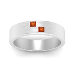 Load image into Gallery viewer, Princess Cut Brush Finish Band
