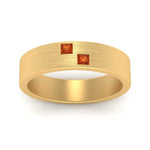 Load image into Gallery viewer, Princess Cut Brush Finish Band
