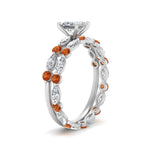 Load image into Gallery viewer, princess-cut-orange-sapphire-floating-marquise-accent-ring-with-eternity-wedding-band-in-white-gold-FDEWB9398PRGSAORANGEL2-NL-WG_d4b16177-bea3-42bf-8ac4-3b9a5acb6266.jpg?v=1758802154
