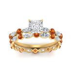 Load image into Gallery viewer, princess-cut-orange-sapphire-floating-marquise-accent-ring-with-eternity-wedding-band-in-yellow-gold-FDEWB9398PRGSAORANGLE5-NL-YG_12b6512d-a527-4570-bdeb-96d2561869b9.jpg?v=1758802217
