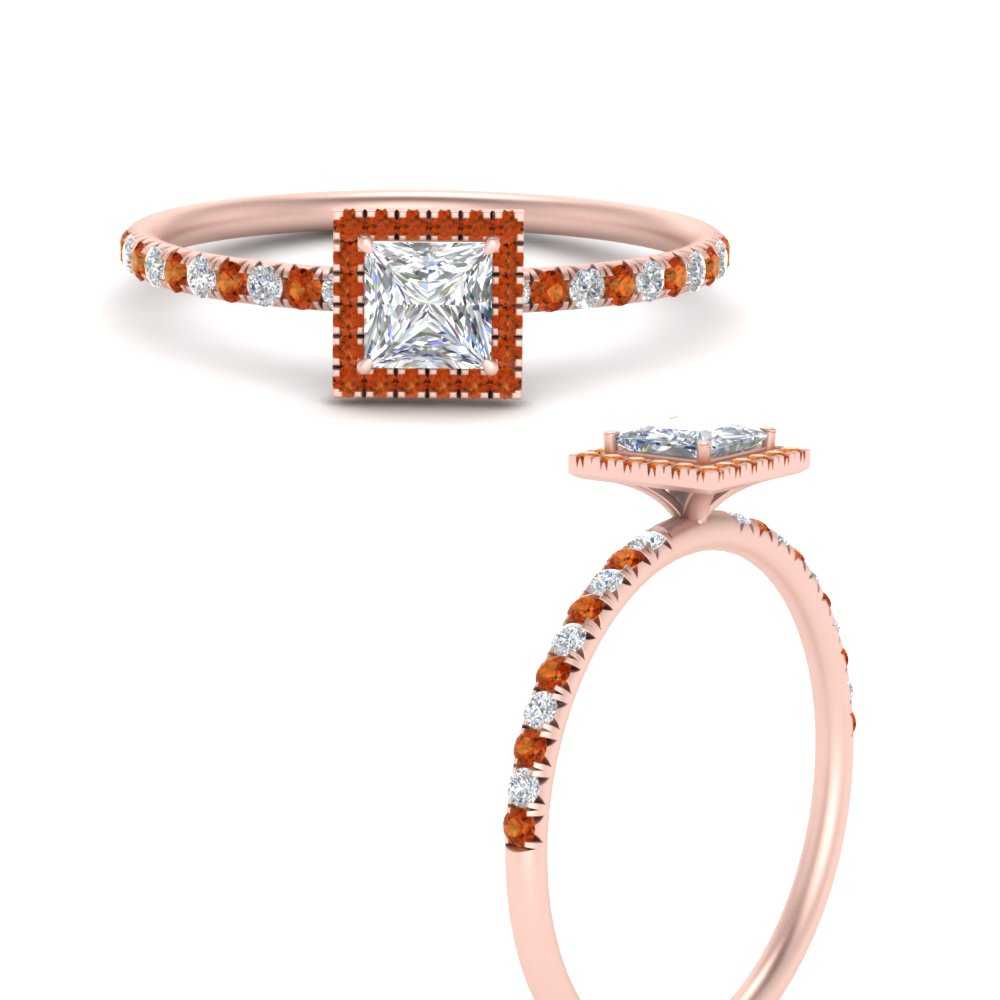 princess-cut-orange-sapphire-halo-petite-engagement-ring-in-rose-gold-FD8523PRRGSAORANGLE3-NL-RG