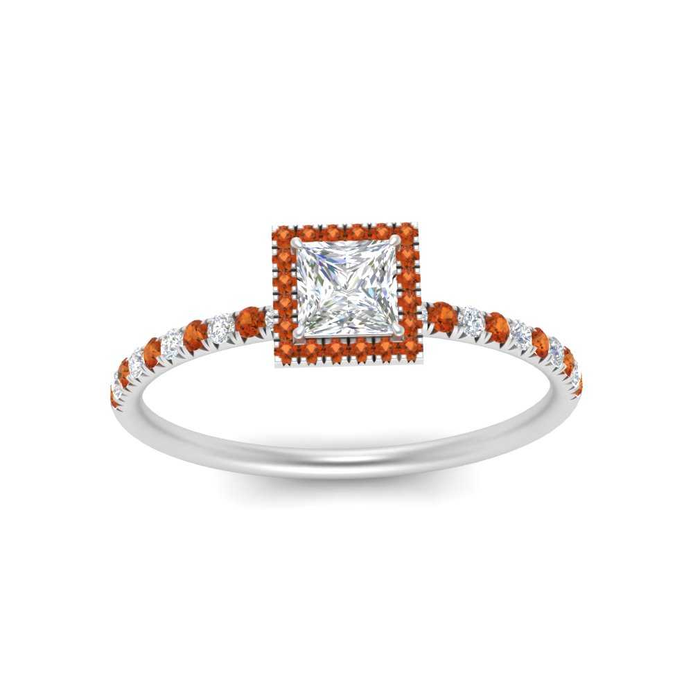 princess-cut-orange-sapphire-halo-petite-engagement-ring-in-white-gold-FD8523PRRGSAORANGLE3-NL-WG