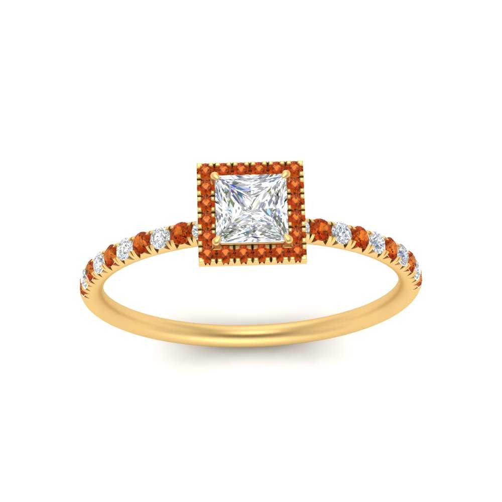 princess-cut-orange-sapphire-halo-petite-engagement-ring-in-yellow-gold-FD8523PRRGSAORANGLE3-NL-YG