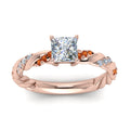 Thumbnail 39 - princess-cut-orange-sapphire-twisted-vine-engagement-ring-in-rose-gold-FD9127PRRGSAORANGLE5-NL-RG