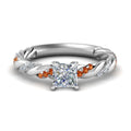 Thumbnail 10 - princess-cut-orange-sapphire-twisted-vine-engagement-ring-in-white-gold-FD9127PRRGSAOR-NL-WG