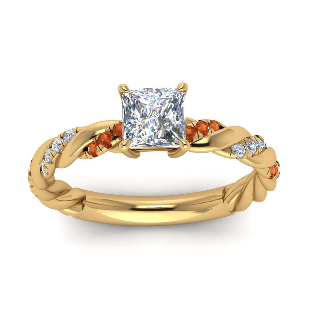 princess-cut-orange-sapphire-twisted-vine-engagement-ring-in-yellow-gold-FD9127PRRGSAORANGLE5-NL-YG