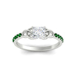 Load image into Gallery viewer, princess-cut-petite-pave-emerald-fancy-engagement-ring-for-women-in-white-gold-fdenr8061prgemgrangle5-nl-wg?v=1757494948
