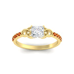 Load image into Gallery viewer, princess-cut-petite-pave-orange-sapphire-fancy-engagement-ring-for-women-in-yellow-gold-fdenr8061prgsaorangle5-nl-yg_d3ccb260-ce3f-42eb-ade9-bb54bf2d1dc3?v=1757495061

