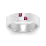 Load image into Gallery viewer, Princess Cut Brush Finish Band
