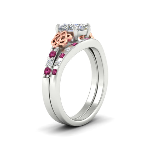 princess-cut-pink-sapphire-celtic-two-tone-bridal-matching-set-in-white-gold-fdens2255prgsadrpiangle2-nl-wg-ws4.jpg
