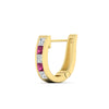 Load image into Gallery viewer, princess-cut-pink-sapphire-channel-set-hoops-earrings-in-yellow-gold-fdear1018gsadrpiangle6-nl-yg.jpg