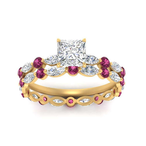 princess-cut-pink-sapphire-floating-marquise-accent-ring-with-eternity-wedding-band-in-yellow-gold-FDEWB9398PRGSADRPIANGLE5-NL-YG.jpg?v=1758802195