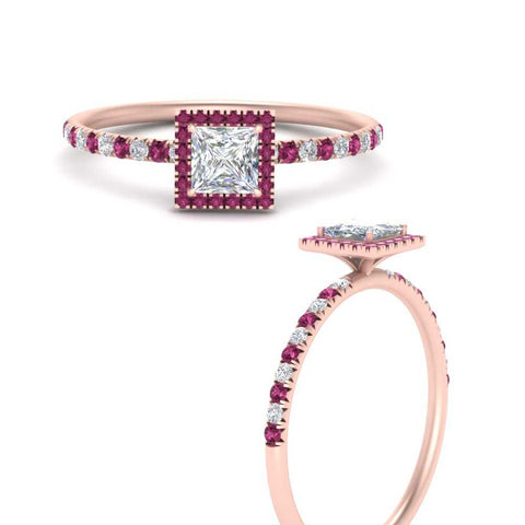 princess-cut-pink-sapphire-halo-petite-engagement-ring-in-rose-gold-FD8523PRRGSADRPIANGLE3-NL-RG