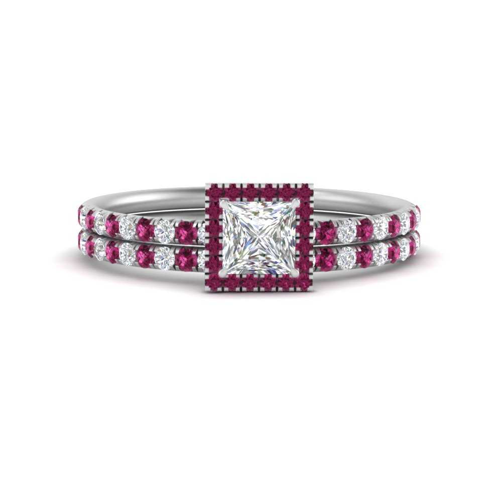 princess-cut-pink-sapphire-halo-wedding-ring-set-in-white-gold-FD8523PRGSADRPI-NL-WG