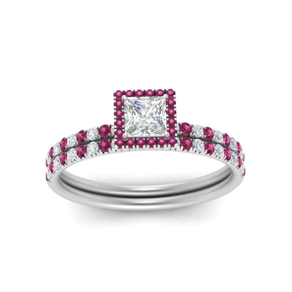 princess-cut-pink-sapphire-halo-wedding-ring-set-in-white-gold-FD8523PRGSADRPI-NL-WG