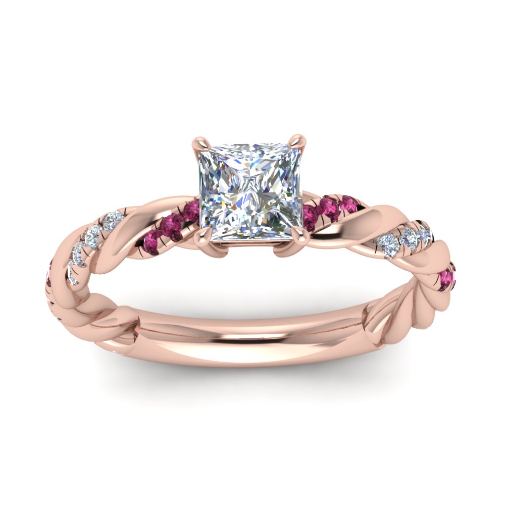 princess-cut-pink-sapphire-twisted-vine-engagement-ring-in-rose-gold-FD9127PRRGSADRPIANGLE5-NL-RG