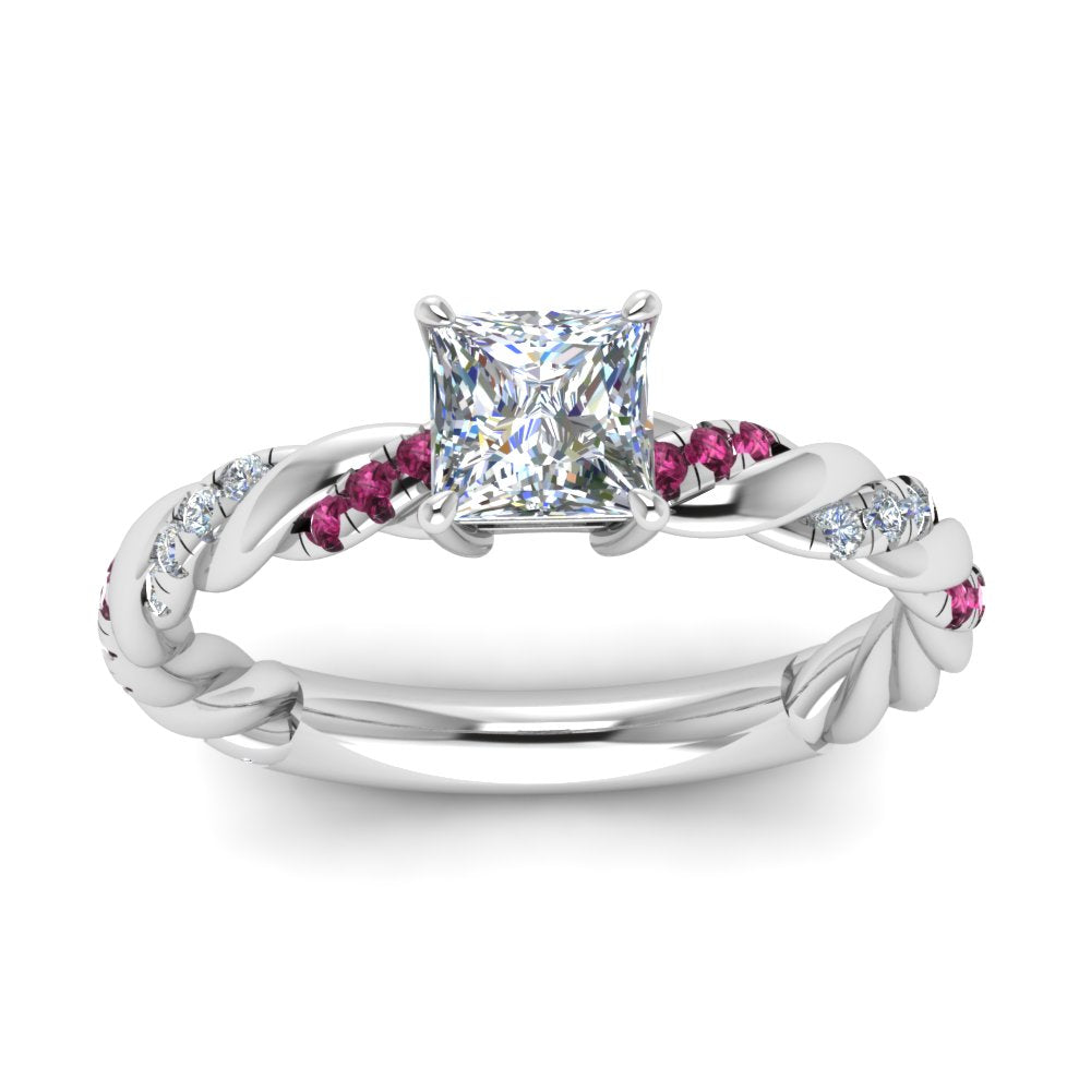 princess-cut-pink-sapphire-twisted-vine-engagement-ring-in-white-gold-FD9127PRRGSADRPIANGLE5-NL-WG