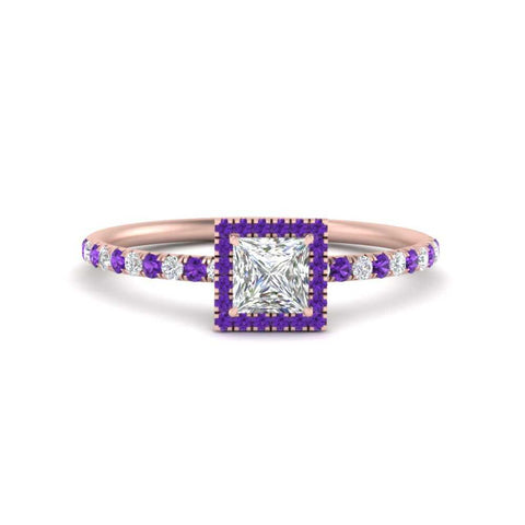 princess-cut-purple-topaz-halo-petite-engagement-ring-in-rose-gold-FD8523PRRGVITOANGLE3-NL-RG