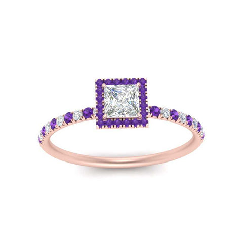 princess-cut-purple-topaz-halo-petite-engagement-ring-in-rose-gold-FD8523PRRGVITOANGLE3-NL-RG