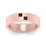 Load image into Gallery viewer, Princess Cut Brush Finish Band
