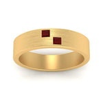 Load image into Gallery viewer, Princess Cut Brush Finish Band
