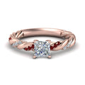 Thumbnail 47 - princess-cut-ruby-twisted-vine-engagement-ring-in-rose-gold-FD9127PRRGRUDR-NL-RG