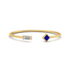 Load image into Gallery viewer, Princess Cut And Baguette Stacking Thin Ring