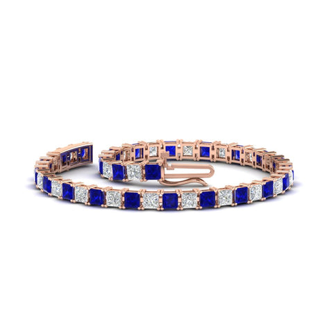 princess-cut-sapphire-basket-tennis-9-ct.-bracelet-in-rose-gold-FDBRC10450PRGSABLANGLE4-9.00CT-NL-RG_1cf5017a-c814-4a9c-8574-4a1c14006f3d