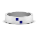 Load image into Gallery viewer, Princess Cut Brush Finish Band
