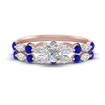 Load image into Gallery viewer, princess-cut-sapphire-floating-marquise-accent-ring-with-eternity-wedding-band-in-rose-gold-FDEWB9398PRGSABL-NL-RG_969ea1c6-a059-4146-bb80-eadd3446f29e.jpg?v=1758802155
