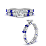 Load image into Gallery viewer, princess-cut-sapphire-floating-marquise-accent-ring-with-eternity-wedding-band-in-white-gold-FDEWB9398PRGSABLANGEL3-NL-WG_94064695-6b4c-4fe6-a11a-d617e121ce45.jpg?v=1758802155
