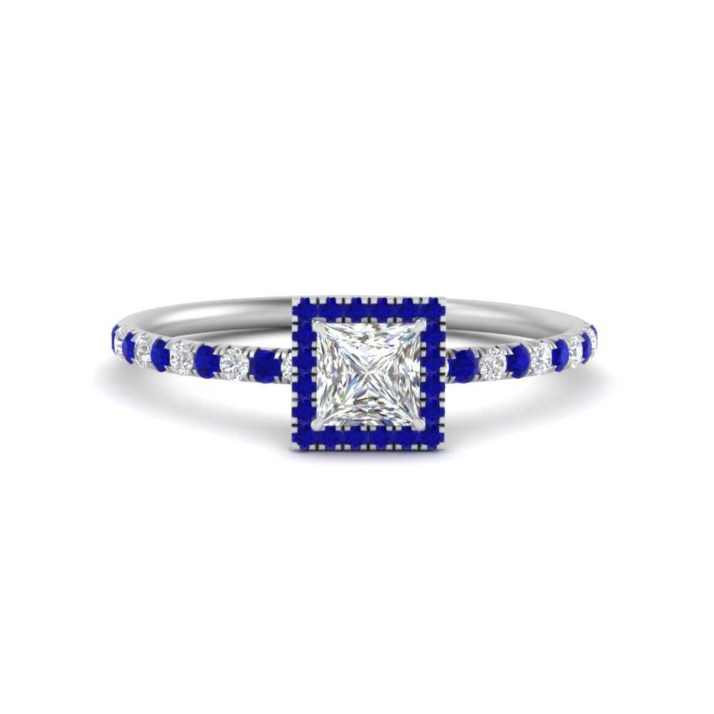 princess-cut-sapphire-halo-petite-engagement-ring-in-white-gold-FD8523PRRGSABLANGLE3-NL-WG