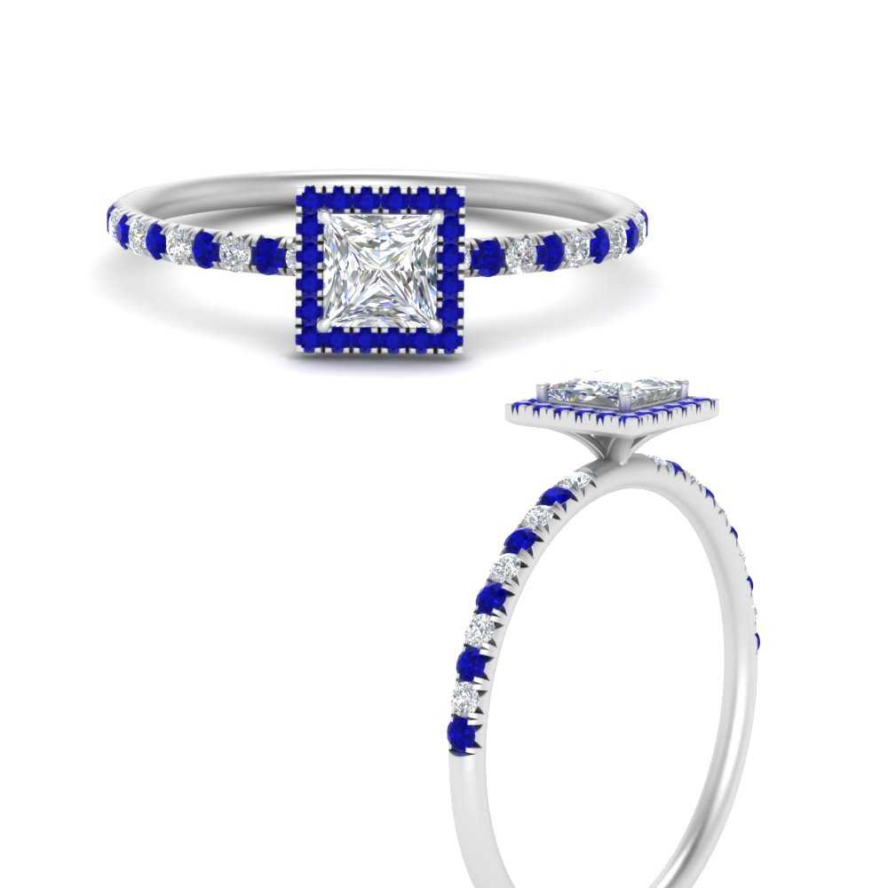 princess-cut-sapphire-halo-petite-engagement-ring-in-white-gold-FD8523PRRGSABLANGLE3-NL-WG