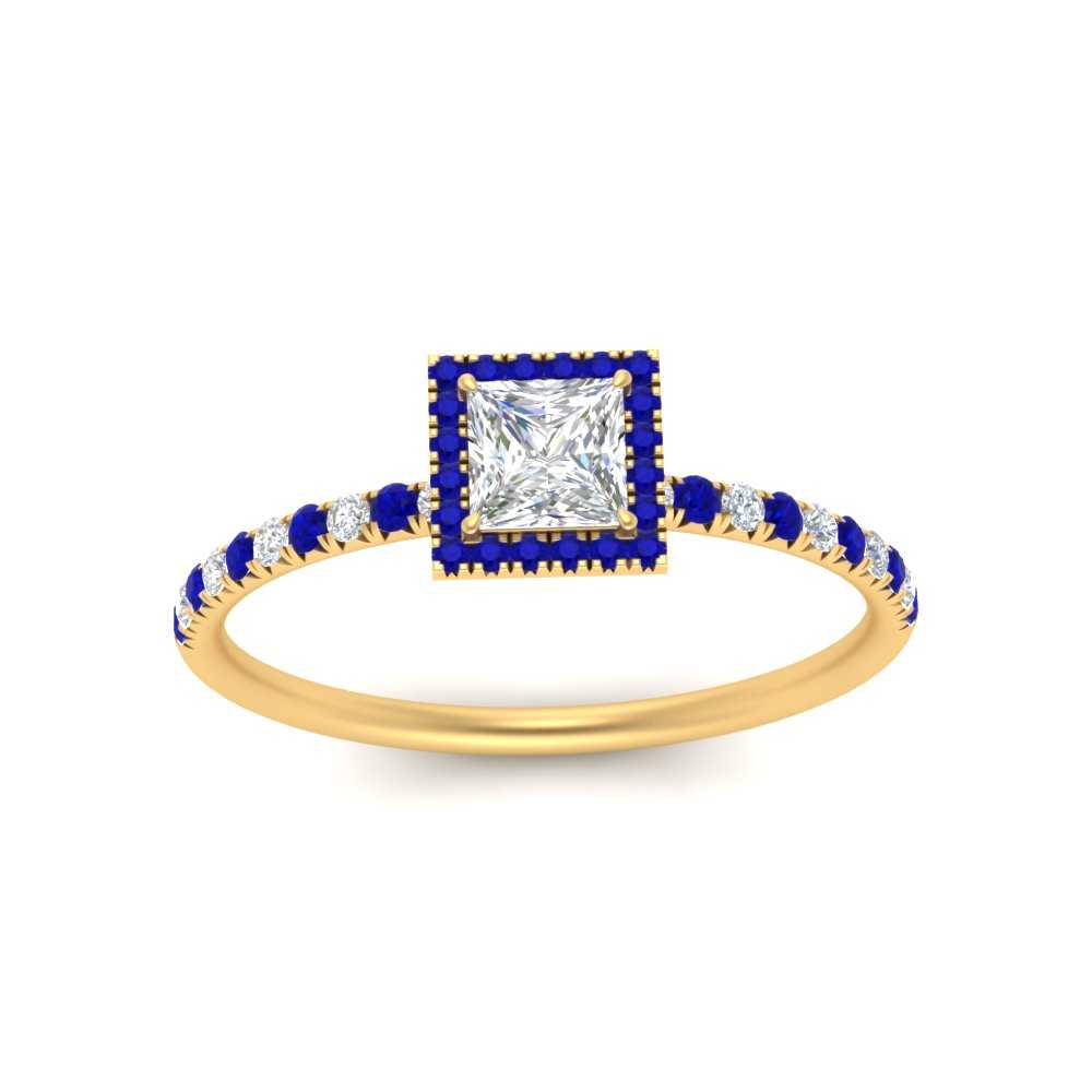 princess-cut-sapphire-halo-petite-engagement-ring-in-yellow-gold-FD8523PRRGSABLANGLE3-NL-YG