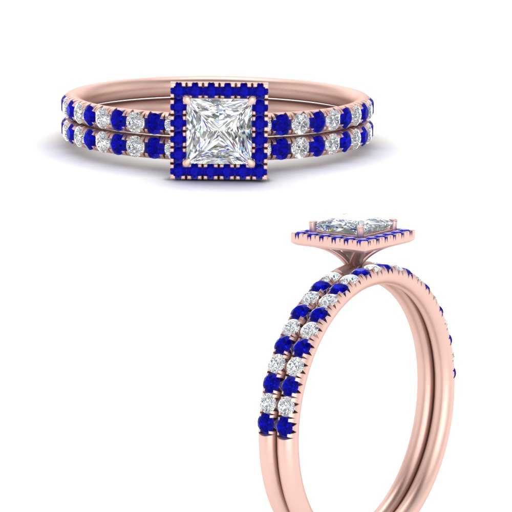 princess-cut-sapphire-halo-wedding-ring-set-in-rose-gold-FD8523PRGSABL-NL-RG