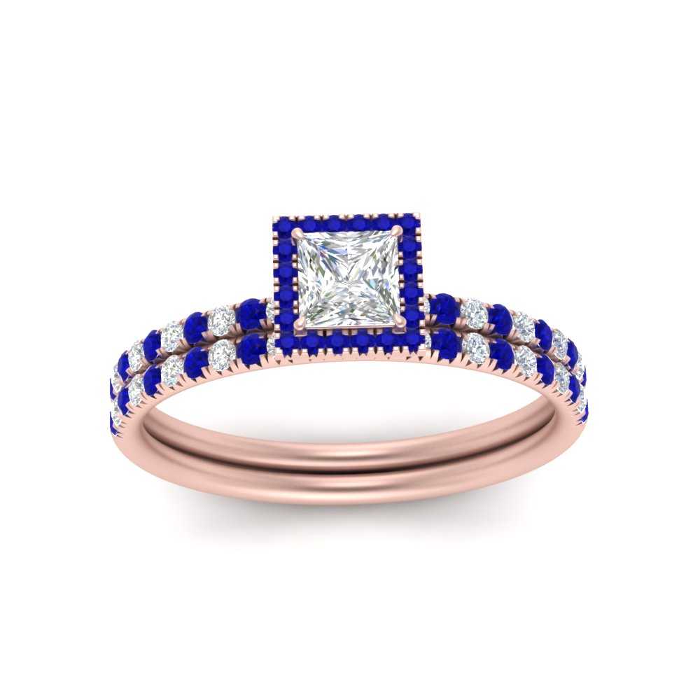 princess-cut-sapphire-halo-wedding-ring-set-in-rose-gold-FD8523PRGSABL-NL-RG
