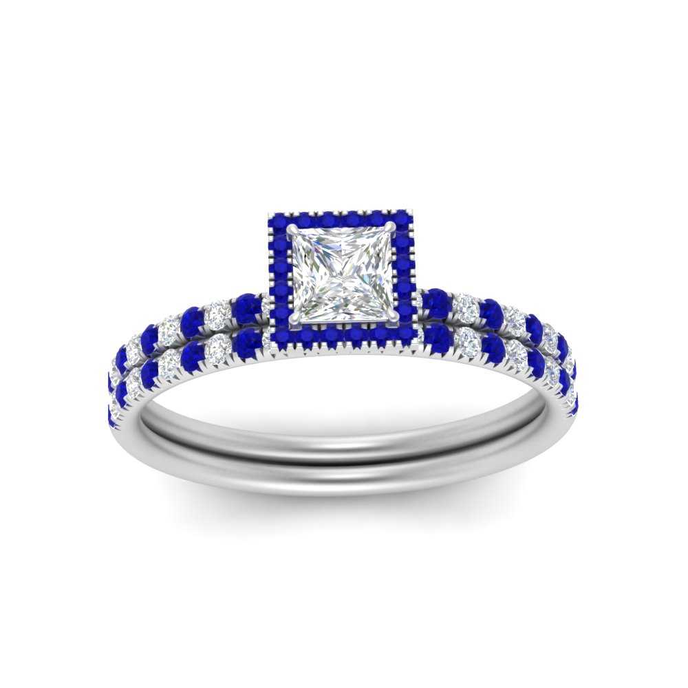 princess-cut-sapphire-halo-wedding-ring-set-in-white-gold-FD8523PRGSABL-NL-WG