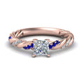Thumbnail 32 - princess-cut-sapphire-twisted-vine-engagement-ring-in-rose-gold-FD9127PRRGSABL-NL-RG