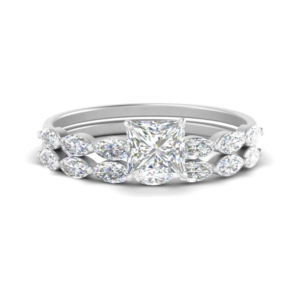 princess-cut-single-prong-marquise-diamond-engagement-ring-and-band-in-FD9939PR-NL-WG